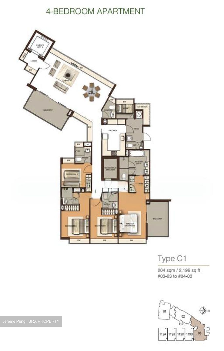 RESIDENCES AT EMERALD HILL (D9), Apartment #595851781